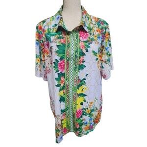 Acegolfs Botanical Energy Polo Top UPF50+ Women's Size XXL NWT Moisture-Wicking